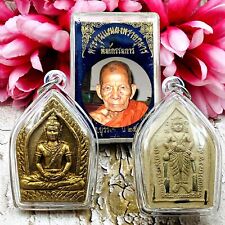 KhunPaen Ashes Magic Boy Guman 9 Takrut Gambling Lp Pad Be2551 Thai Amulet 17495 picture