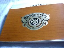RIGOLETTO.-VINTAGE INNER CIGAR BOX -EMBOSSED LABEL # 2 picture