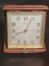 Vintage Angelus Super 8 days travel alarm clock runs for repair picture