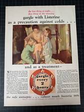 Vintage 1930 Listerine Print Ad picture