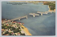 Postcard The George P Coleman Memorial Bridge Yorktown Virginia picture