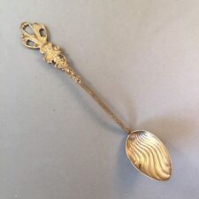 Collector Souvenir  Spoon Gold Tone FLUER DE LIS Demitasse SP02 picture