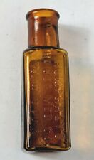 Antique HUMPHREYS' HOMEO. MED. CO. NEW YORK  Bottle-Amber picture
