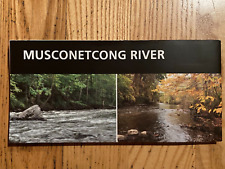RARE New MUSCONETCONG RIVER NATIONAL PARK SERVICE UNIGRID BROCHURE MAP & GUIDE picture