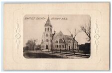 c1910 Baptist Church Chapel Exterior Embossed Ottawa Kansas KS Vintage Postcard picture
