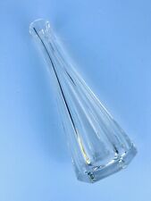 1978 Vintage Signed Atlantis Gulotta Crystal  Vase 9” Modernist Glass (RARE) picture