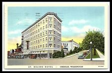 Chehalis Washington St Helens Hotel Linen Postcard Posted 1939         pc279 picture