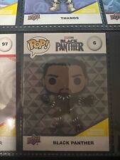 Upper Deck Funko Pop Marvel Trading Card Black Panther #6 Convention Exclusive picture