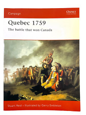 Quebec 1759 Battle that Won Canada Osprey Soft Cover Reference Book picture