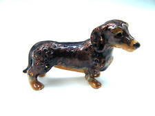 Jay Strongwater Enamel Dachshund Dog Figurine w/ Swarovski Crystals picture