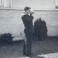 M7 Photograph Man Pointing Video Camera Home Movie 1969 Profile picture