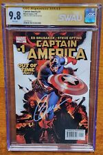 Captain America (2005) #1 Chris Evans Signed 9.8 SWAU CGC picture