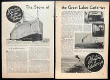 Lake Michigan Freight Train Carferries 1934 pictorial Pere Marquette Railway picture