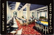 Linen Postcard Cotillion Lounge at Jung Hotel in New Orleans, Louisiana picture