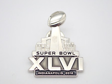 Super Bowl XLVI Indianapolis 2012 Giants Patriots Vintage Lapel Pin picture