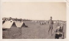 Original 1930's Snapshot Photo 30th INFANTRY 3rd DIVISION CAMP 1930s Redding 224 picture