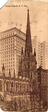 Trinity Church New York Postcard Posted 1909 The Rotograph Co. picture