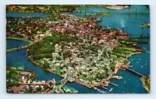 Portsmouth NH Aerial View Postcard Posted picture