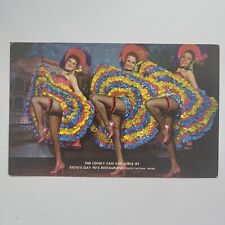Steve' Gay 90's Restaurant Can Can Girls Tacoma Washington Chrome Postcard picture