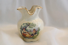 Vintage Ivory Gold Rim Vase picture