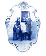 Antique LARGE DELFT Wall Plaque, Signed, 1902 C. Joost Thooft LaBouchere picture