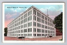 Oshkosh WI-Wisconsin, Diamond Match Company, Antique, Vintage Souvenir Postcard picture