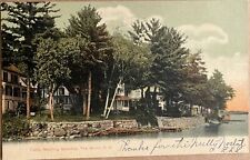 Weirs Beach New Hampshire Camp Meeting Grounds Antique Postcard c1900 picture