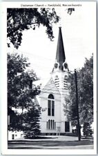 Postcard - Unitarian Church - Northfield, Massachusetts picture