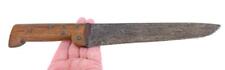 RARE FRENCH & INDIAN WAR TRADE BELT KNIFE w/ BRITISH GR & BROAD ARROW TOUCHMARKS picture