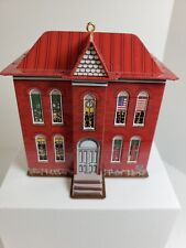 Vintage Hallmark Keepsake Ornament Schoolhouse Town and Country 2003 picture