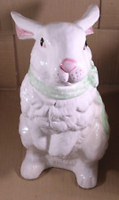 Bunny Trail Jumbo Stoneware Rabbit, 1998, Hermitage Pottery, TM121, 12