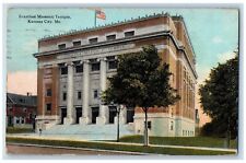 Kansas City Missouri Postcard Ivanhoe Masonic Temple Exterior View 1923 Vintage picture