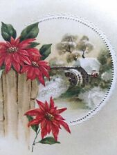 Vtg postcard. With Christmas Greetings. Waterwheel, ser. 444.  PMK 1914 (G23)  picture