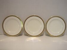 Minton England – G.9816 3 Nathan Dohrmann, 6” Bread Gold Encrusted Set 3  picture