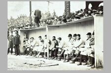 1903 First World Series Game PHOTO Pirates Team Honus Wagner Dugout picture