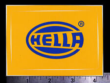HELLA Lights - Original Vintage 1980's Racing Decal/Sticker picture