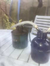2 Vintage Oil Cans (1 Groz 1 Unknown) picture