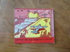 1942 M. P. & Company War Scenes (R-168) - # 143 Torpedo and Dive Bombers at Midw picture