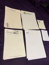 Letterhead 70 Sheets Of Vintage Hotel Stationery Lot Rare picture