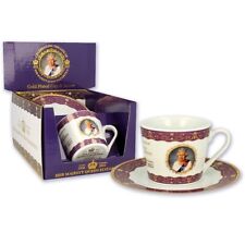 Queen Elizabeth II Commemorative Collection Cup & Saucer In Gift Box Royals picture