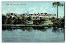Bellaire Florida FL Postcard North View From Lagoon c1910's Antique Posted picture