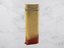 Ignition Confirmed CARTIER Trinity Diamond Cut Gas Lighter Gold Japan [Used] picture