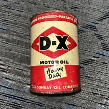 Vintage Original DX Canco Heavy Duty DX Motor Oil 1 Quart Can picture