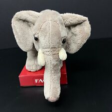 FAO Schwarz Gray Elephant Plush 9