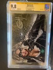 Black Cat #1 B CGC SS 9.8 signed by Greg Horn picture