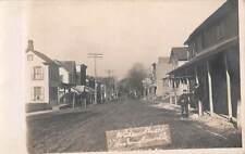 WASHINGTONVILLE, MONTOUR COUNTY, PA, WATER STREET, STORE, HOMES RPPC c 1907-20 picture