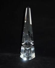Baccarat Crystal, Clear Obelisk Louxor Crystal Figurine, 9 3/4