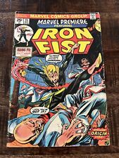 Marvel Premiere #15, 1st Appearance Of Iron Fist, Marvel Comics 1974 - VG picture