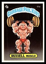 1985 Topps Garbage Pail Kids 2nd Series 2 Glossy Back Card #51a Russell Muscle picture