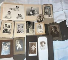 Antique Old Photographs Black and White Photos, Vintage / Victorian -  Lot of 13 picture